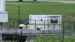 preview picture of video 'Roanoke County Medic 53 Arriving 7-18-12, Carson SA-500'