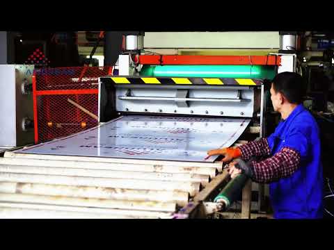 Aludream Aluminum Composite Panel Factory Shot