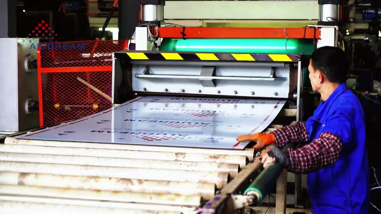 Aludream Aluminum Composite Panel Factory Shot