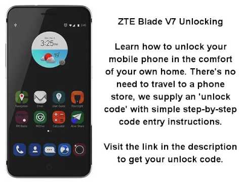 Unlock ZTE Blade V7 - SIM Network Unlock PIN