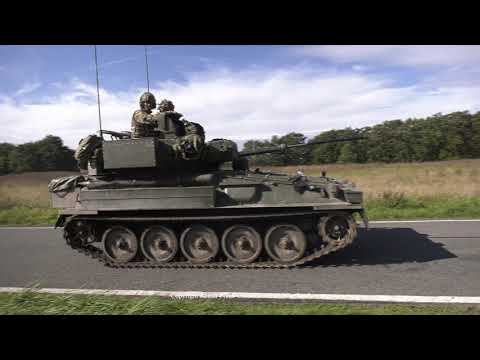 4k Royal Lancers Exercise Somme Lancer Manöver Teil 5 Scimitar CVRT road march British Army Panzer