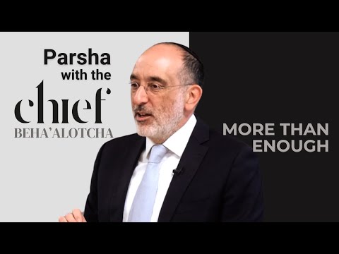 Finding Contentment | Parsha with the Chief