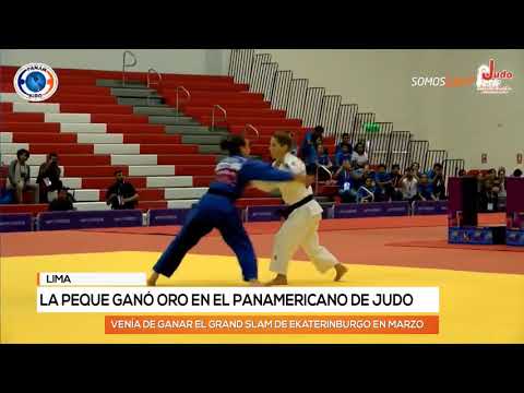 Paula Pareto, una máquina de ganar la Peque ganó oro en el Panamericano de judo