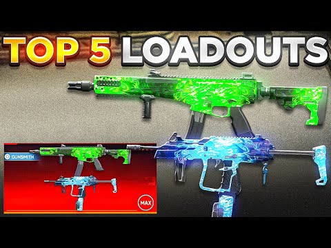 TOP 5 *META* SMG LOADOUTS in WARZONE! 👑