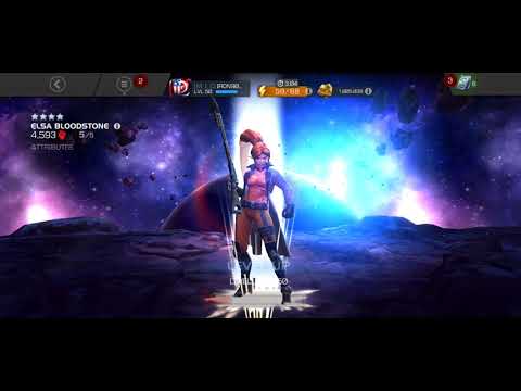 Marvel Contest of Champions Elsa Bloodstone Max Rank Up!