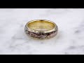 video - Ancient Roman Wedding Band with Rails