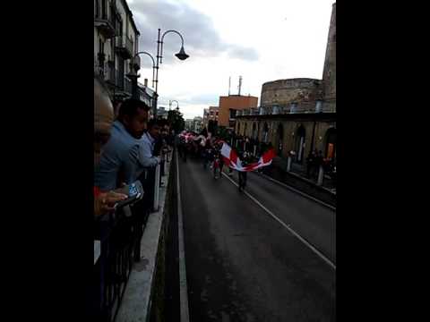 Vastese in serie D, corteo tifosi 24/04/2016