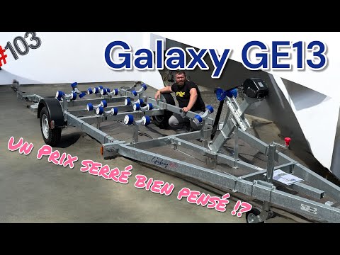 Porte bateau multi-rouleaux GALAXY - GE13 - PTAC : 1350Kg - 1 essieu - Sun Way - Reference -FOURGON_C500_ALU_5