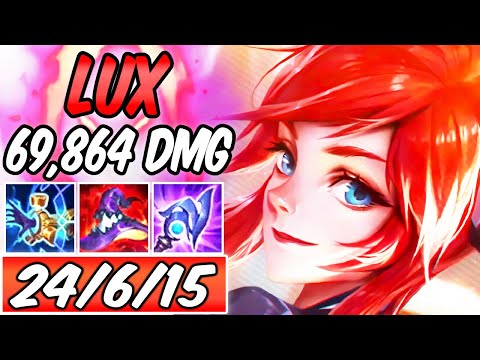 903 AP DARK HARVEST FULL DMG MAGIC PEN LUX MID S+ | Best Build & Runes | 81% K. Participation