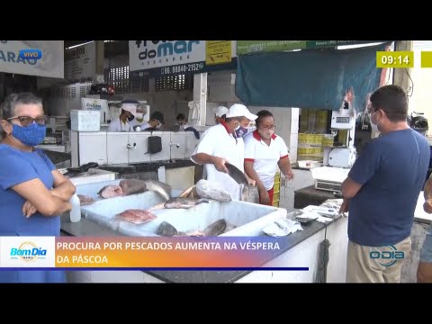 Procura por pescados aumenta na véspera da Páscoa 01 04 2021