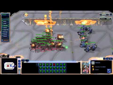 Testing Some scenarios TvZ with hellion cyclone mech openers