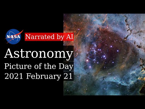 APOD: 2021-02-21 - NGC 2244: A Star Cluster in the Rosette Nebula (Narrated by Brian)