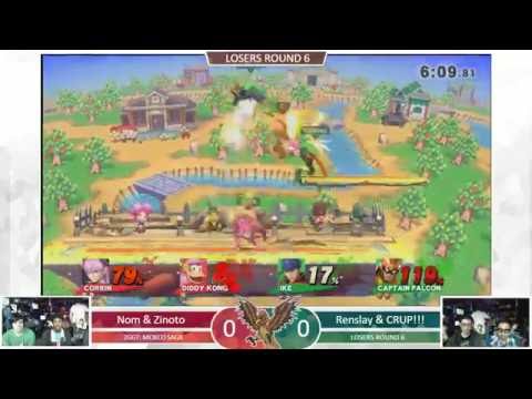 2GGT: Mexico Saga - Nom + Zinoto Vs. Renslay + CRUP!!! Losers Side - Smash Wii U