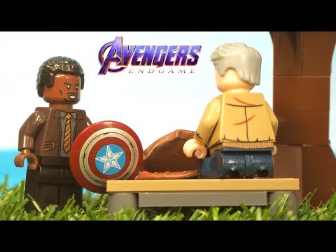 LEGO Avengers Endgame Final Ending Old Captain America Give the Shield to Falcon Animation