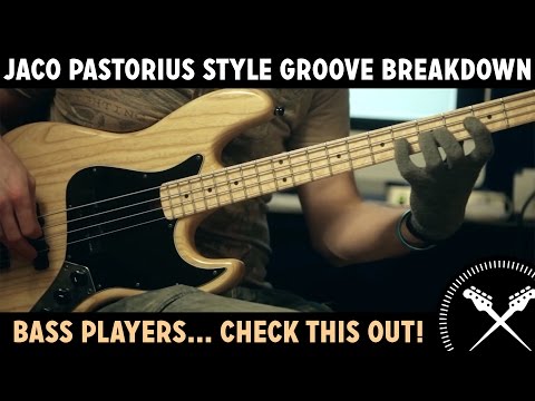 Jaco Pastorius Style Groove Breakdown - Lesson with Scott Devine