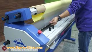 Qomolangma 63in Full-auto Cold Laminator, with Heat Assisted Installation Guide