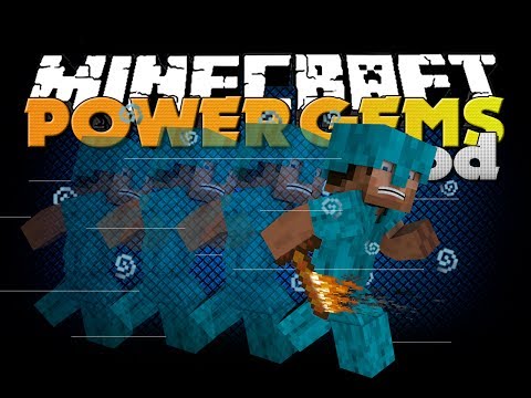 ULTIMATE POWER GEMS MOD! New Armor, Weapons & Tools