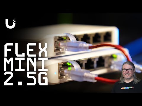 Switch UBIQUITI USW-Flex-2.5G-5 UNIFI Switch Flex 2.5GB video review thumbnail