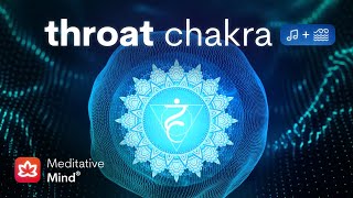 THROAT CHAKRA Healing Vibrations + Ocean Sounds | Unblock Your Real Self. Remove Shyness