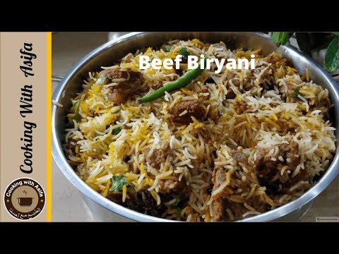 Biryani Recipe - How to make Degi Beef Biryani by Chef Asifa