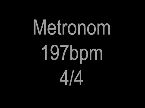 Metronom 197bpm 4/4