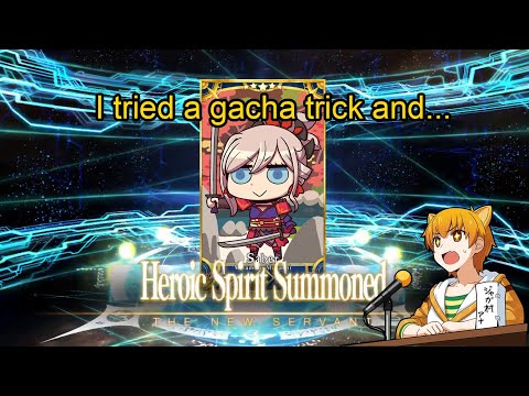 【FGO】I tried the FP gacha trick to summon Miyamoto Musashi and...