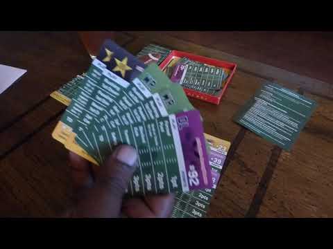FAN FU Fantasy Football Card Game Quarter Play Through – Solo Mode Part 5