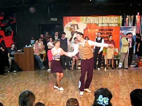 44 Lindy Hop Main Class Finals - Slow - Yulia Nesterenko & George Trubnikov at Russian Open 2011