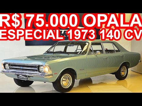 PASTORE R$ 75.000 Chevrolet Opala Especial 4100 1973 aro 14 MT3 RWD 140 cv 29 mkgf 174 kmh