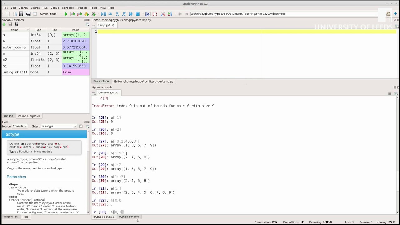 Computing 2  Numpy 1
