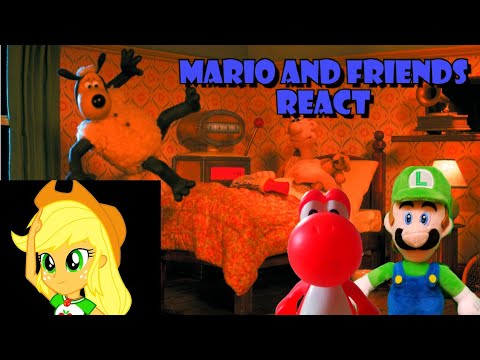 Mario and Friends React To Wallace & Gromit's Cracking  Contraptions shorts - The Snoozatron