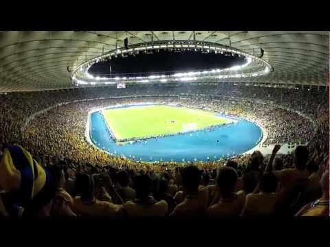 Från läktaren: Olof Mellberg gör 1-1 mot England (EM 2012)