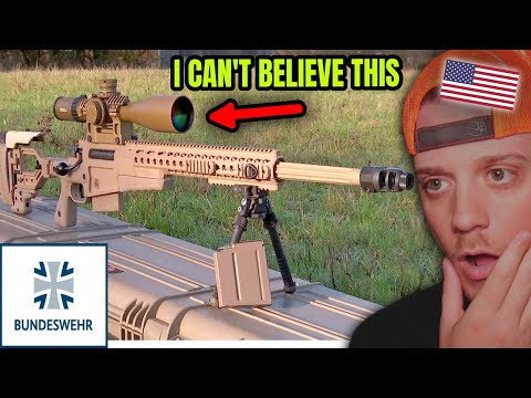 American Reacts to German Bundeswehr Sniper Rifle (G22A2)