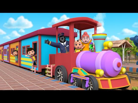 Chuk Chuk Karti Aayi Gadi | रेल गाड़ी आई | Popular Hindi Rhymes - Zappy Toons