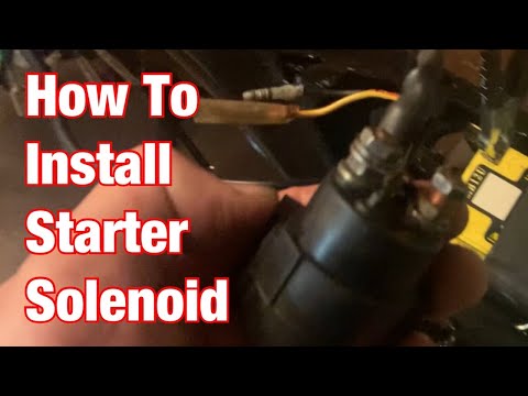Install, Wire & Test the Starter Solenoid: on Honda CB350 CL350 Motorcycle