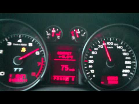 Audi TT 3.2 V6 Quattro s-tronic (2007 8j)  0 - 100 kmh