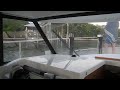Docking Swift Trawler With Side Current Single Engine