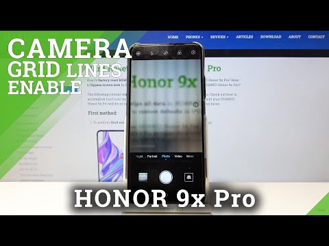 How to Use Camera Gridlines in HUAWEI Honor 9x Pro – Turn On Camera Gridlines