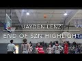 Jayden Lenz End of season highlights (Number 4 red and white)