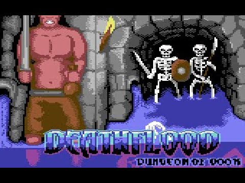 Deathflood - Dungeon Of Doom Review for the Commodore 64 by John Gage