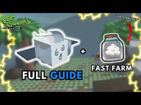 FASTEST Way to Get WINDY BEE + Cloud Vial Farm!🌪️ (Full Guide) in Bee Swarm Simulator