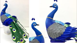 HOW TO MAKE 3D PEACOCK | PEACOCK CRAFT IDEAS