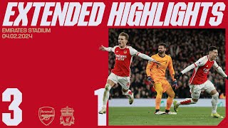 EXTENDED HIGHLIGHTS  Arsenal vs Liverpool (3-1)  S