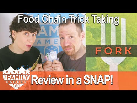 SNAP Review – FORK: A Food Chain Trick-Taking Game [with The Family Gamers]