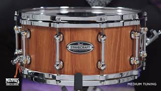 Video thumbnail for Pearl 14x6.5 Stavecraft Makha Snare Drum (SCD1465MK186) by Memphis Drum Shop