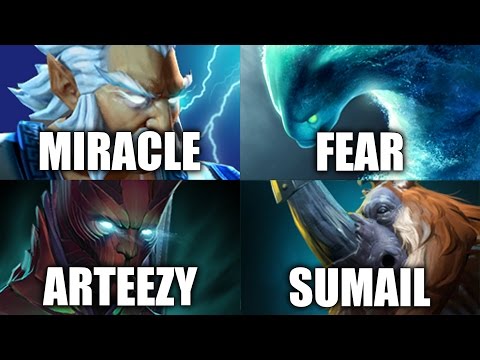 Miracle-, Arteezy, Bulba, Universe. Cr1t- vs Fear, Sumail, PPD, Moon, Yawar - NEL Dota 2