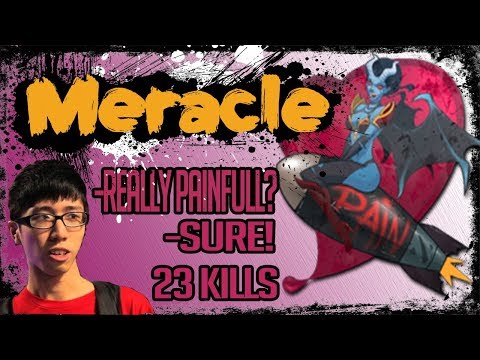 WG.Meracle - Queen of Pain Mid Lane 23 kills | Very High Skill Gameplay Dota 2