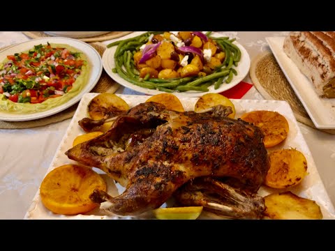 Recette De CANARD Rôti au Fines Herbes et Fruits