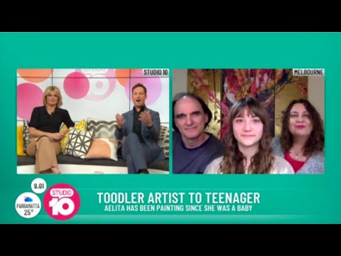 Aelita Andre interviewed on Studio10 TV show