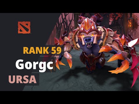 Gorgc (Rank 59) plays Ursa Dota 2 Full Game